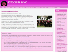 Tablet Screenshot of kitschinsync.co.uk